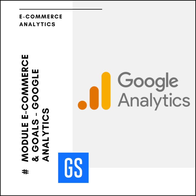 Module eCommerce & Goals – Google Analytics