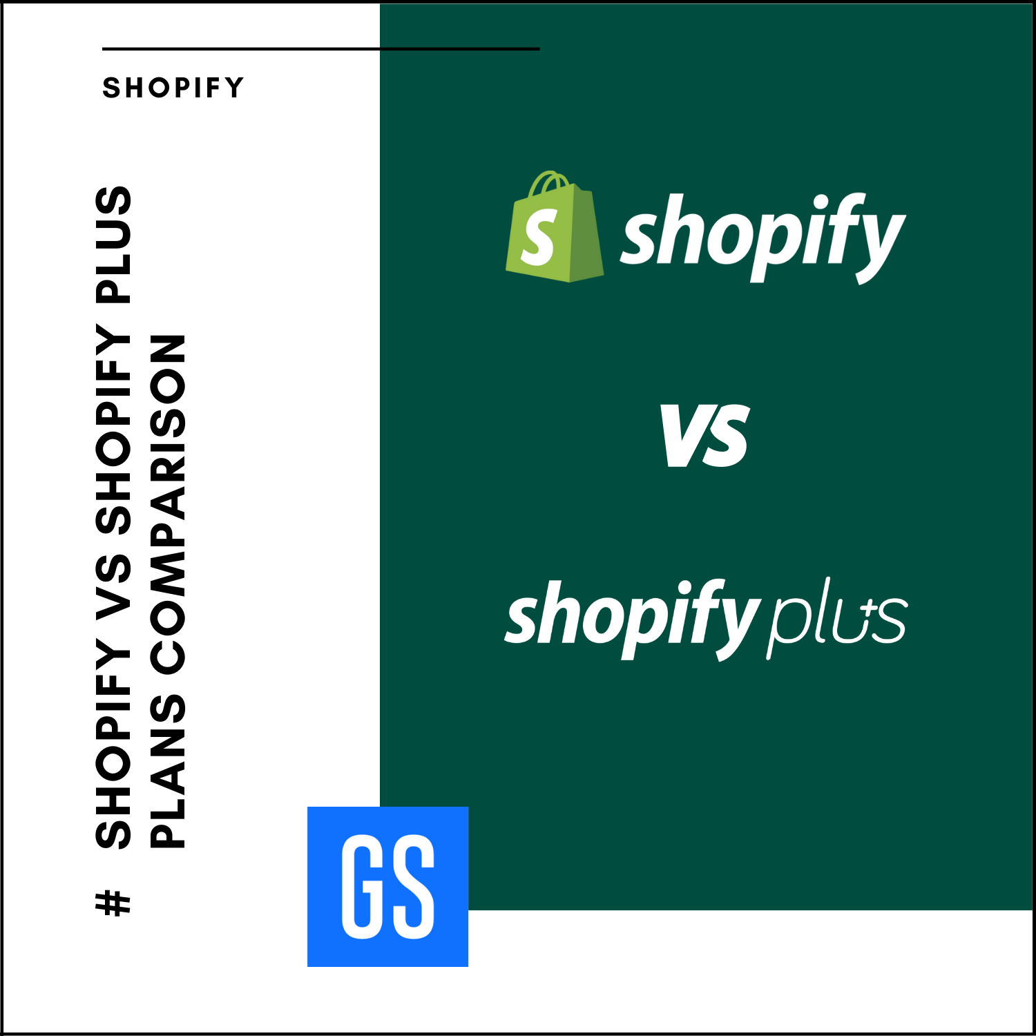 Shopify Vs Shopify PLUS plans comparison